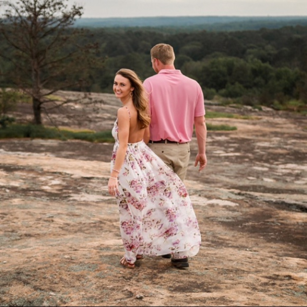 SOLD**Gorgeous Floral Maxi Dress- Worn Once
